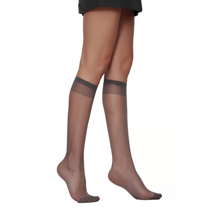 Daymod 6 Adet Lady Fity 15 Dizaltı Çorap Gri
