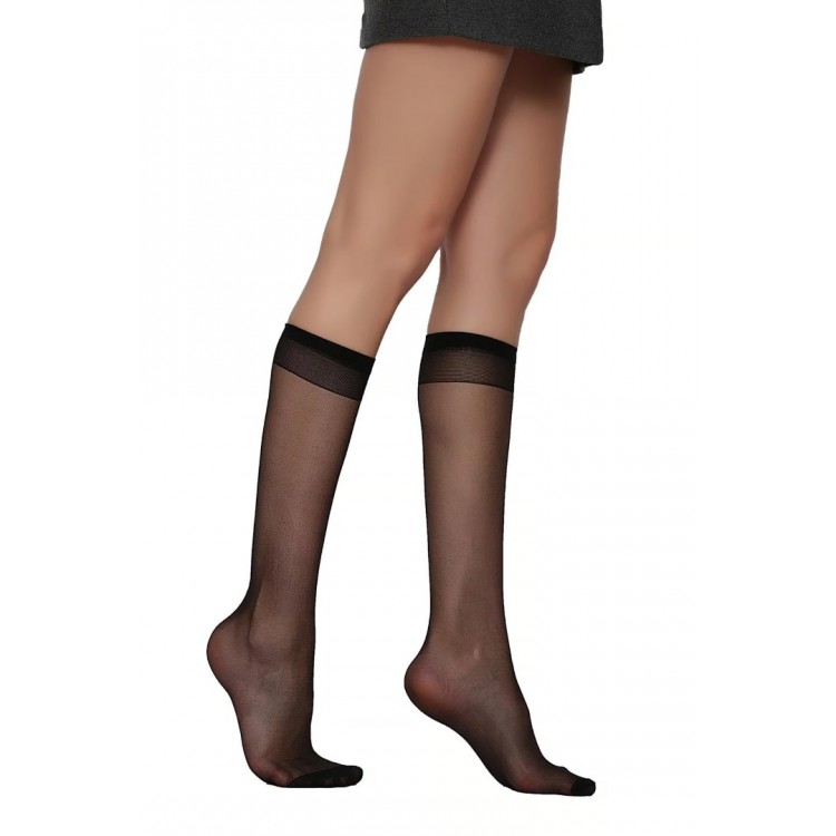 Daymod 6 Adet Lady Fity 15 Dizaltı Çorap Siyah