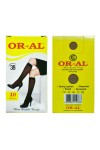 Oral 12 Çift Kadın 40 Den Mus Dizaltı Pantolon Çorap Renk:38-Bronz