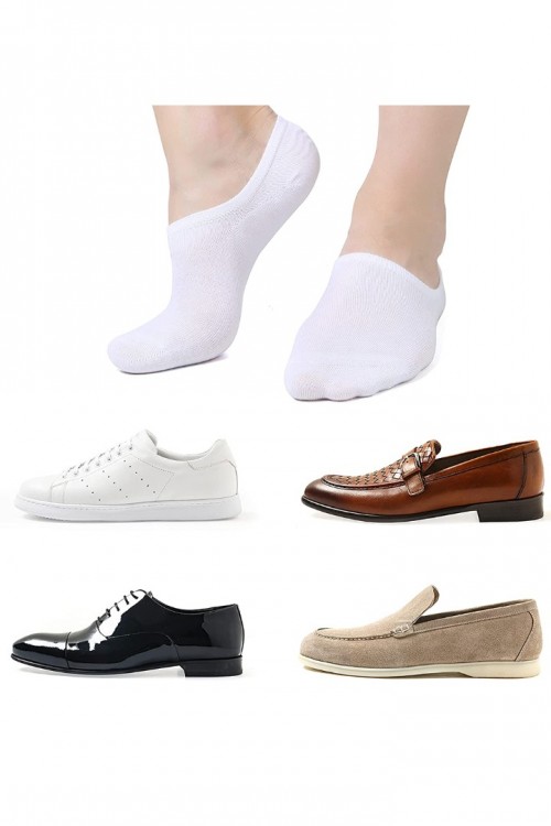 TrendCorap Premium Serisi 9 Çift Dikişsiz Burunlu Kaydırmaz Silikon Topuklu Bambu Babet Çorap Renkli