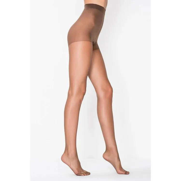 Penti Fit 15 Parlak Külotlu Çorap 44-Kestane