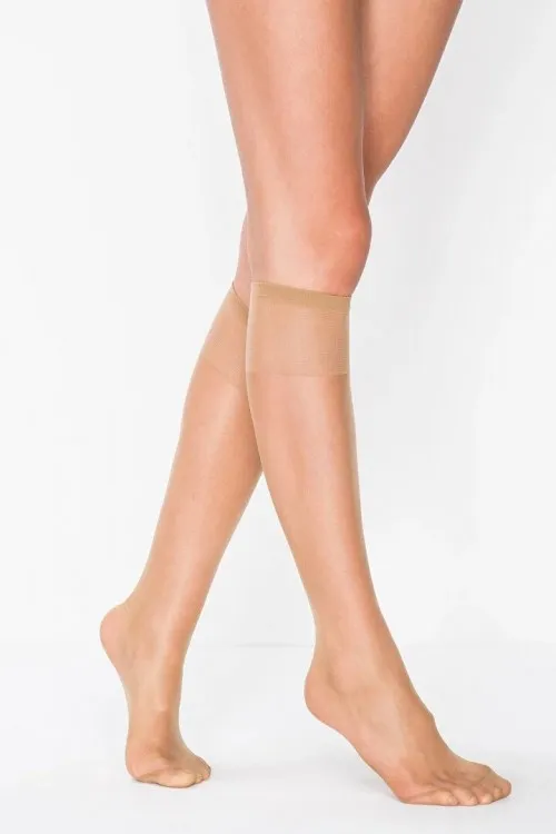 Penti Fit 15 Parlak Dizaltı Pantolon Çorabı 38-Bronz